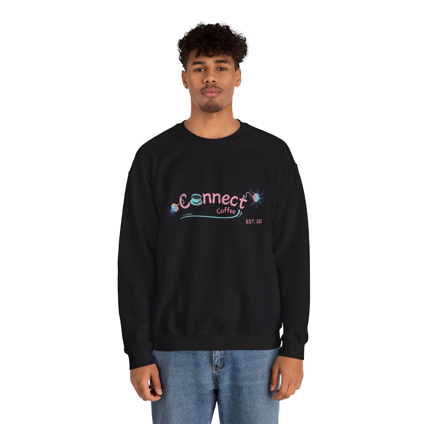 Connect Coffee Unisex Heavy Blend™ Crewneck Sweatshirt