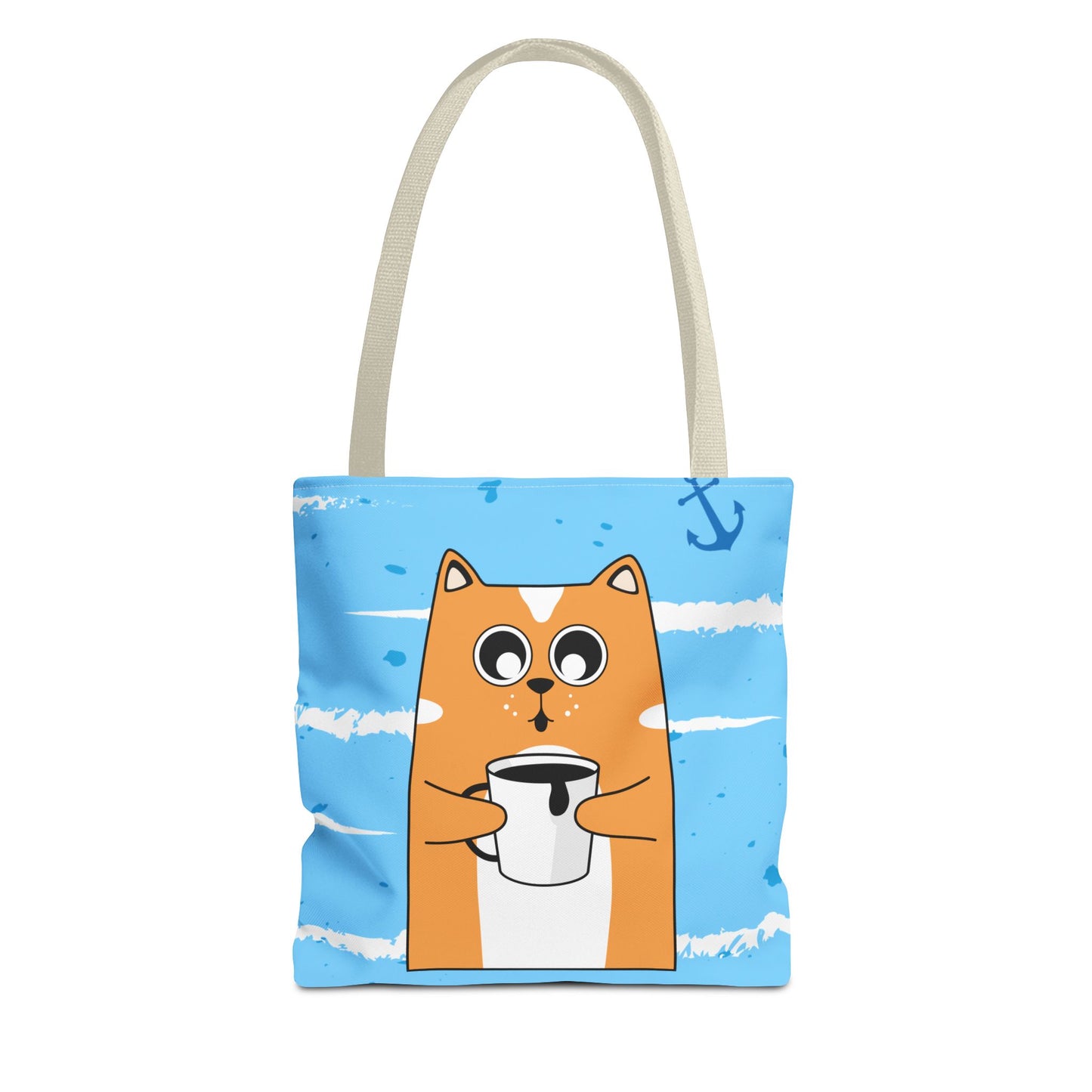 Coffee Cat Tote Bag