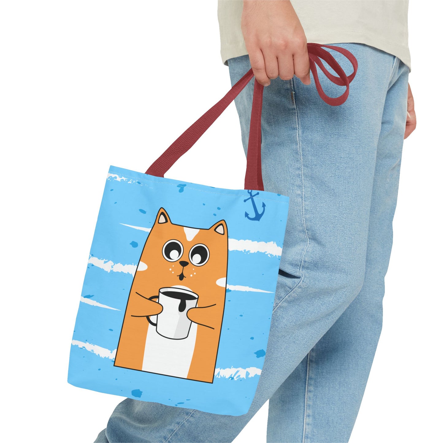 Coffee Cat Tote Bag