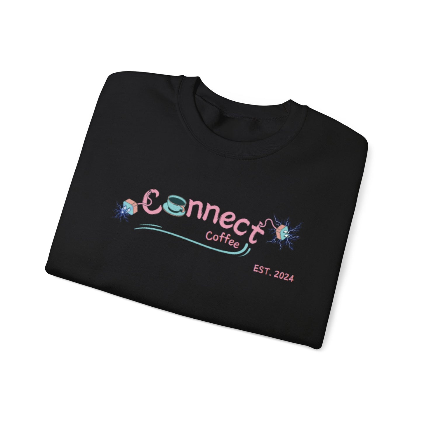 Connect Coffee Unisex Heavy Blend™ Crewneck Sweatshirt