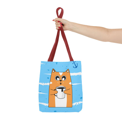Coffee Cat Tote Bag