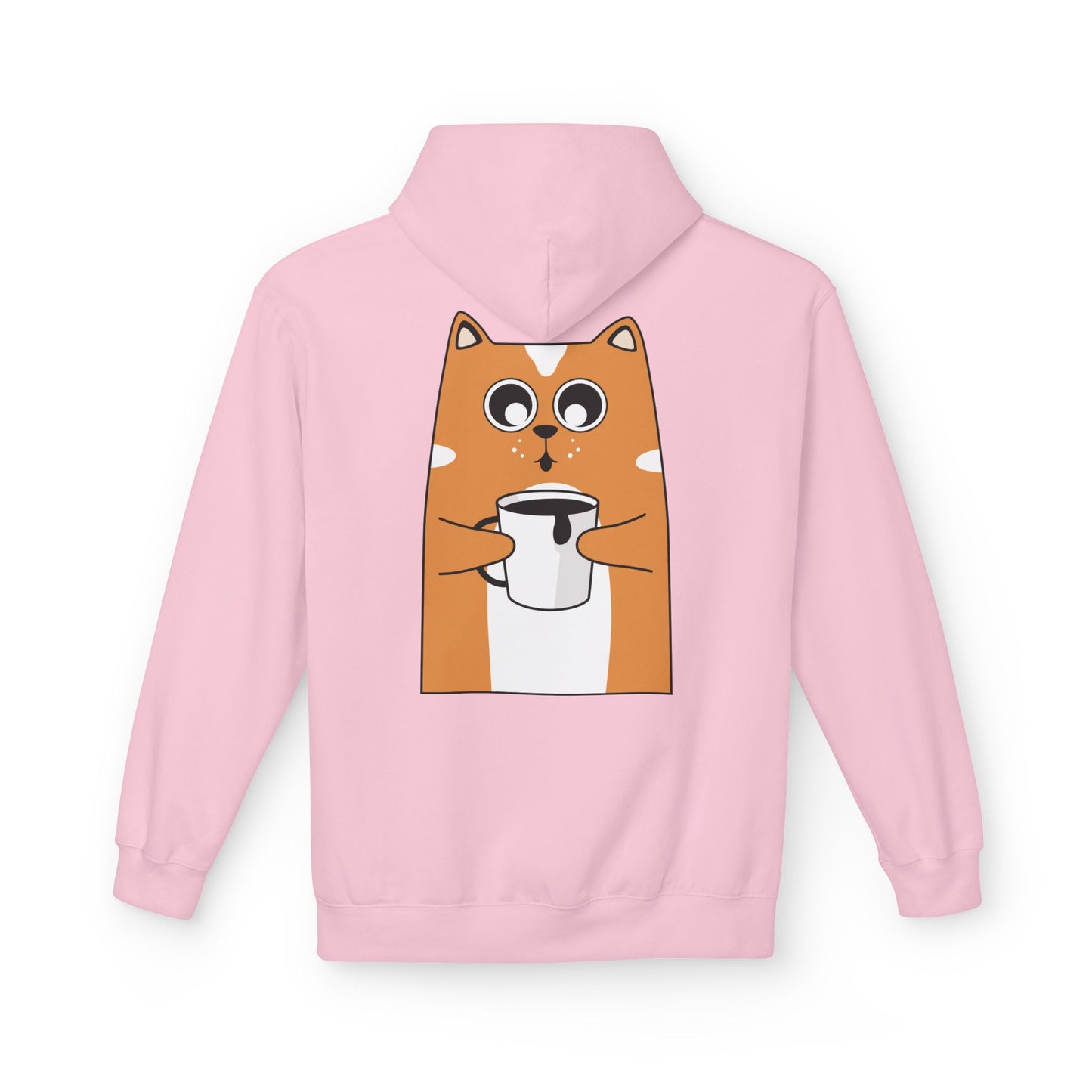 Cute Cat Connect Hoodie - Unisex Midweight Fleece