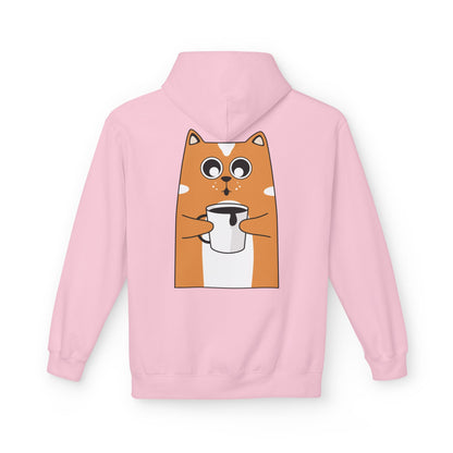 Cute Cat Connect Hoodie - Unisex Midweight Fleece